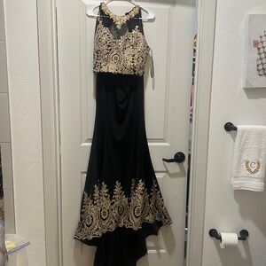 2 piece prom dress